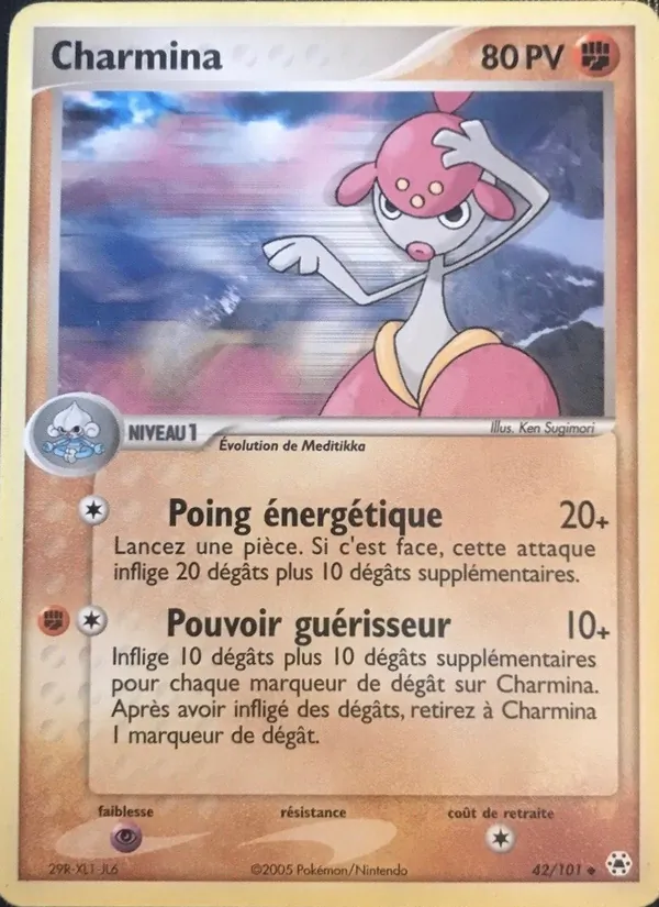 Carte Pokémon Charmina de l'extension EX Légendes Oubliées