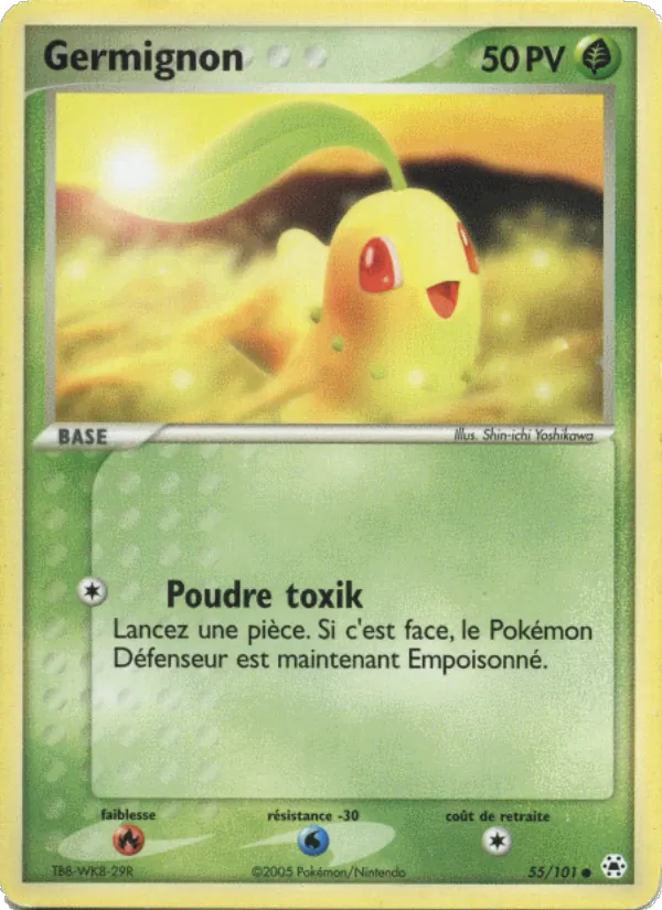Carte Pokémon Germignon de l'extension EX Légendes Oubliées