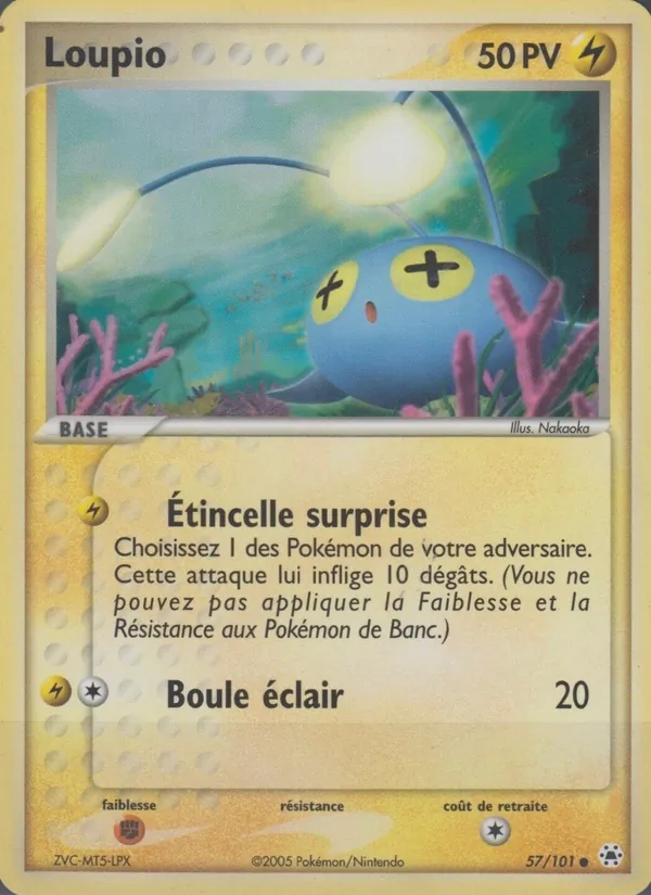 Carte Pokémon Loupio de l'extension EX Légendes Oubliées