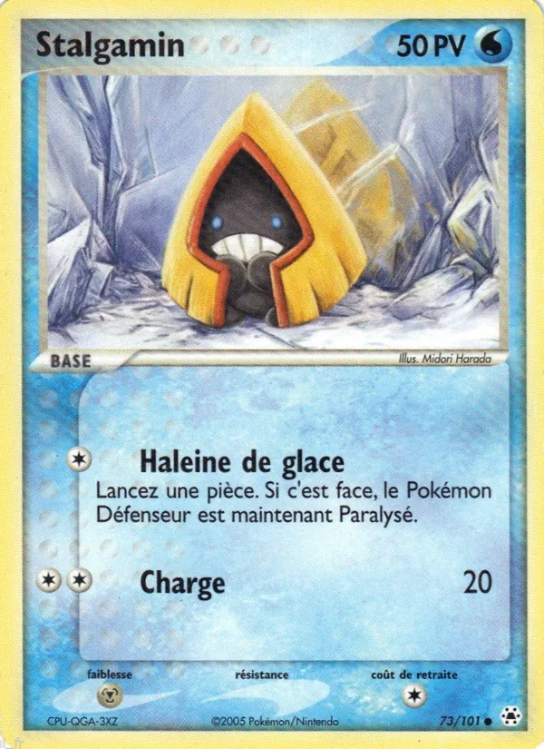 Carte Pokémon Stalgamin de l'extension EX Légendes Oubliées