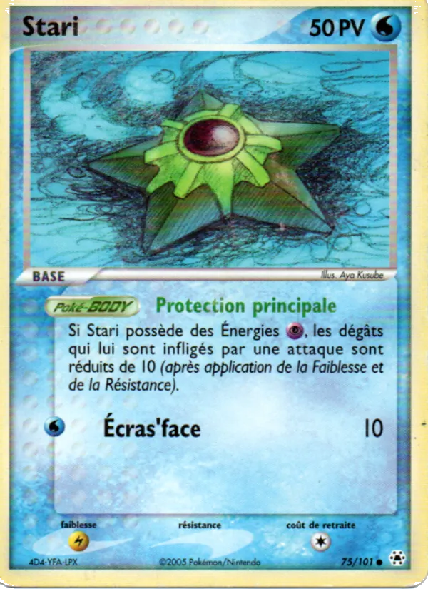 Carte Pokémon Stari de l'extension EX Légendes Oubliées