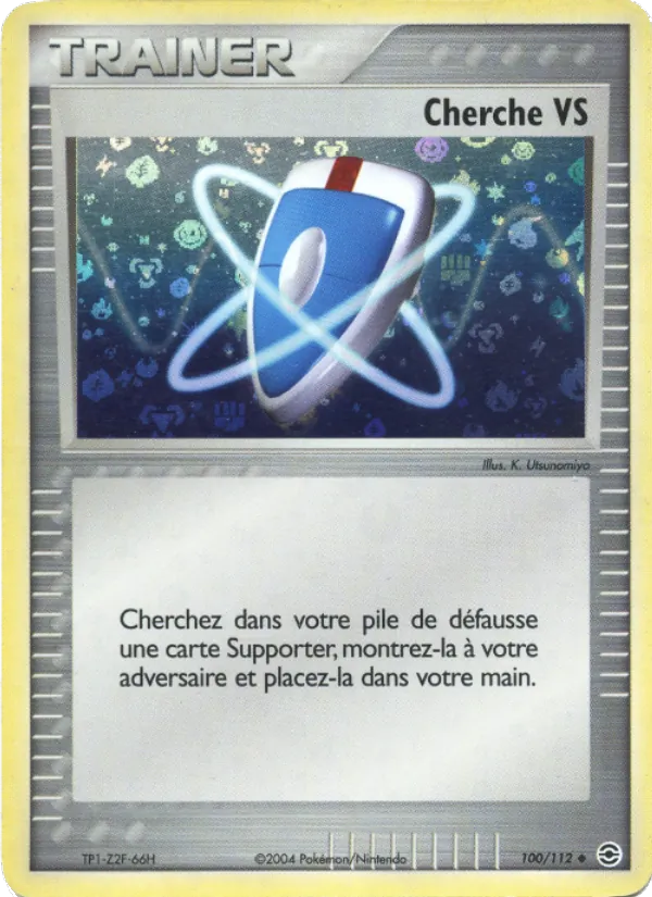 Carte Pokémon Cherche VS de l'extension EX Rouge Feu & Vert Feuille