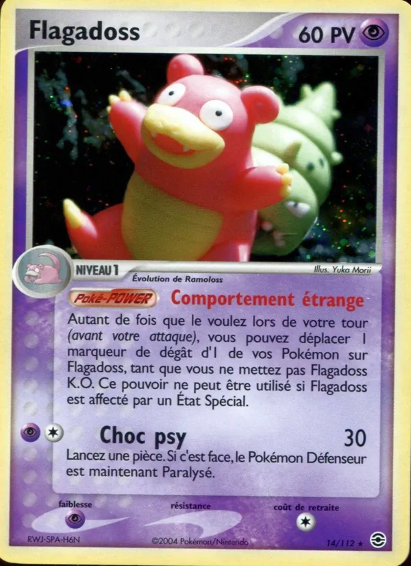 Carte Pokémon Flagadoss de l'extension EX Rouge Feu & Vert Feuille