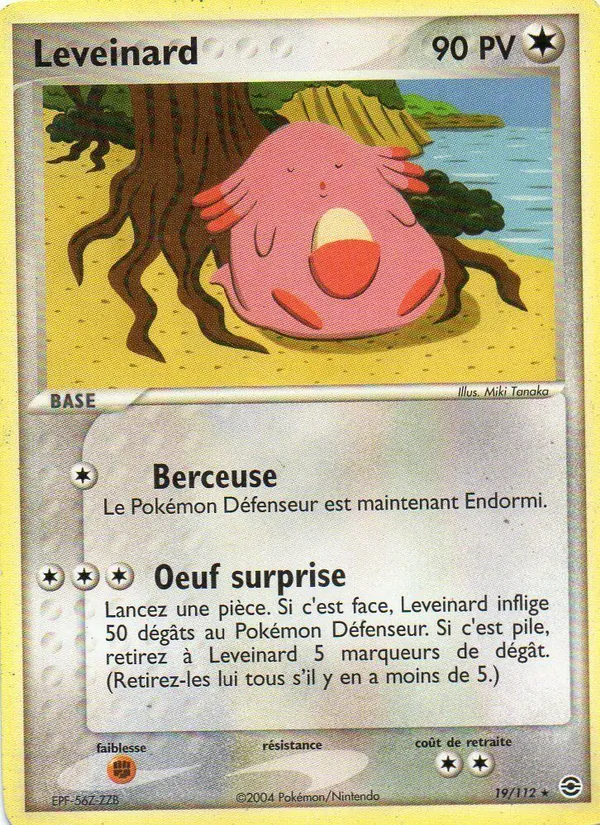 Carte Pokémon Leveinard de l'extension EX Rouge Feu & Vert Feuille