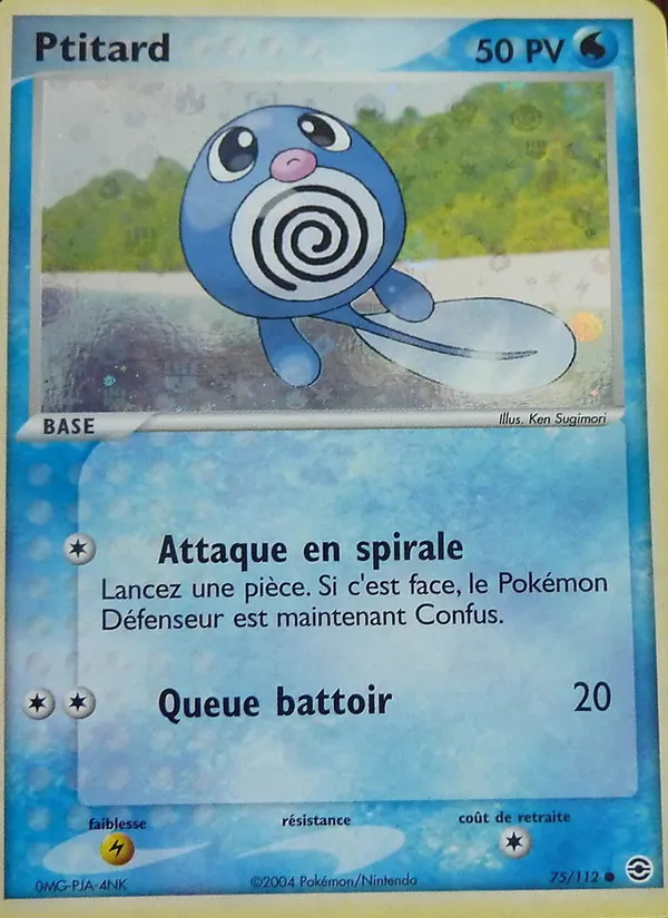 Carte Pokémon Ptitard de l'extension EX Rouge Feu & Vert Feuille