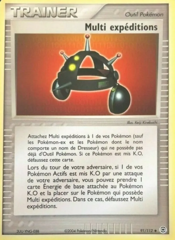 Carte Pokémon Multi expédition de l'extension EX Rouge Feu & Vert Feuille