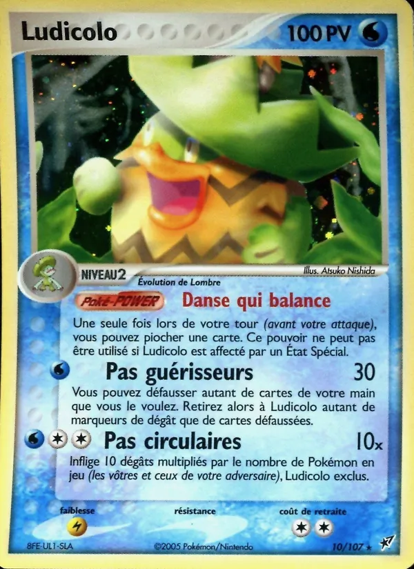 Carte Pokémon Ludicolo de l'extension EX Deoxys