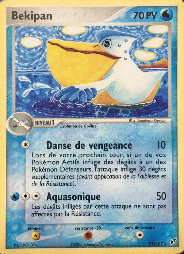 Carte Pokémon Bekipan de l'extension EX Deoxys