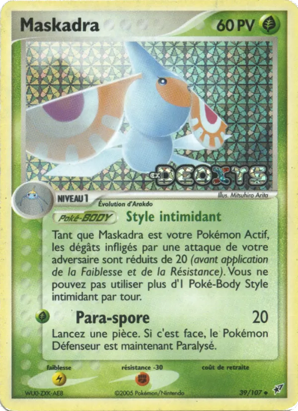 Carte Pokémon Maskadra de l'extension EX Deoxys