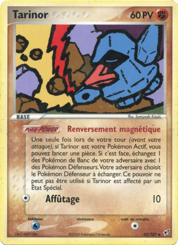Carte Pokémon Tarinor de l'extension EX Deoxys