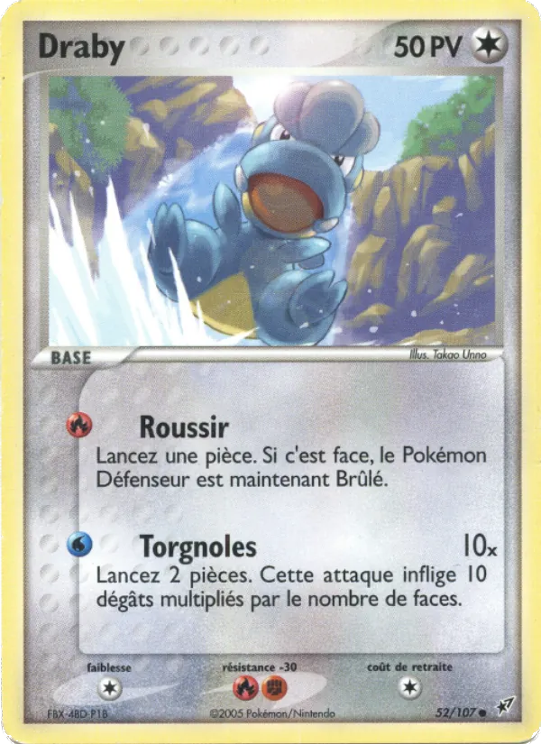 Carte Pokémon Draby de l'extension EX Deoxys