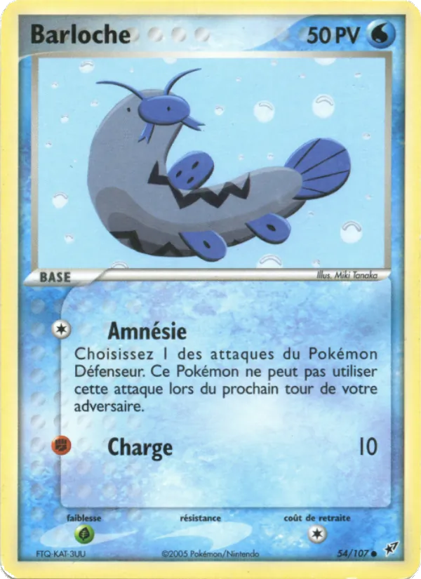 Carte Pokémon Barloche de l'extension EX Deoxys