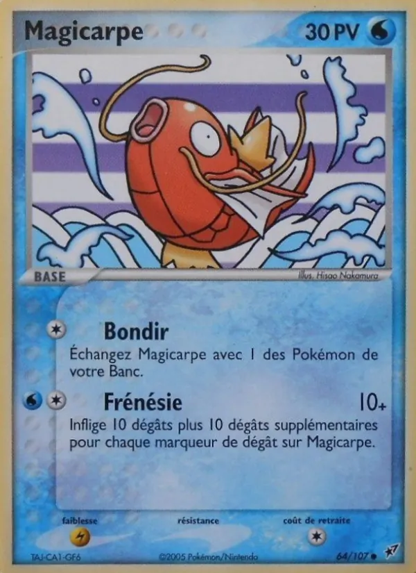 Carte Pokémon Magicarpe de l'extension EX Deoxys