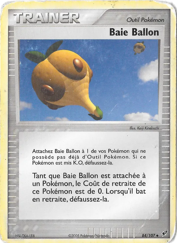 Carte Pokémon Baie Ballon de l'extension EX Deoxys
