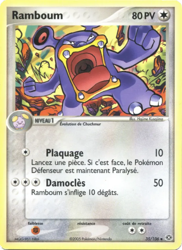 Carte Pokémon Ramboum de l'extension EX Émeraude