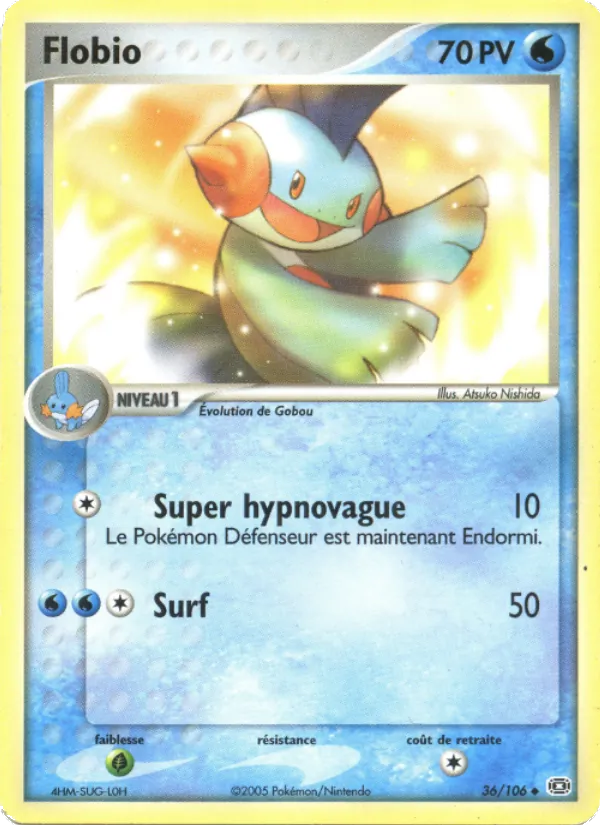 Carte Pokémon Flobio de l'extension EX Émeraude