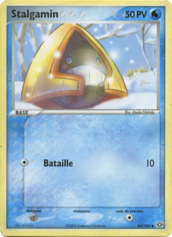 Carte Pokémon Stalgamin de l'extension EX Émeraude