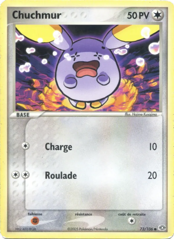 Carte Pokémon Chuchmur de l'extension EX Émeraude