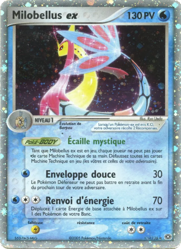 Carte Pokémon Milobellus ex de l'extension EX Émeraude