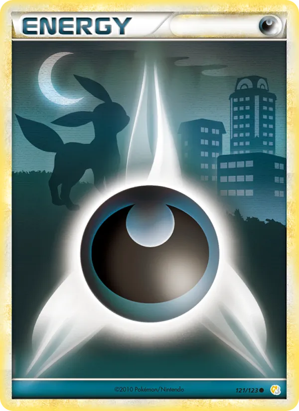 Carte Pokémon Énergie Obscurité de l'extension HeartGold SoulSilver
