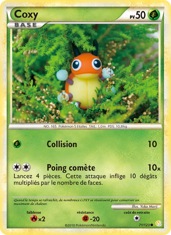 Carte Pokémon Coxy de l'extension HeartGold SoulSilver
