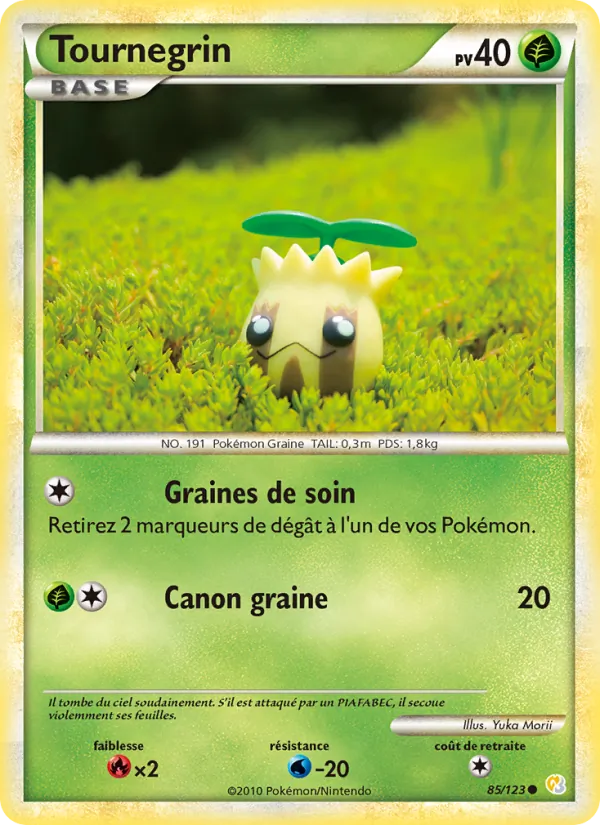 Carte Pokémon Tournegrin de l'extension HeartGold SoulSilver