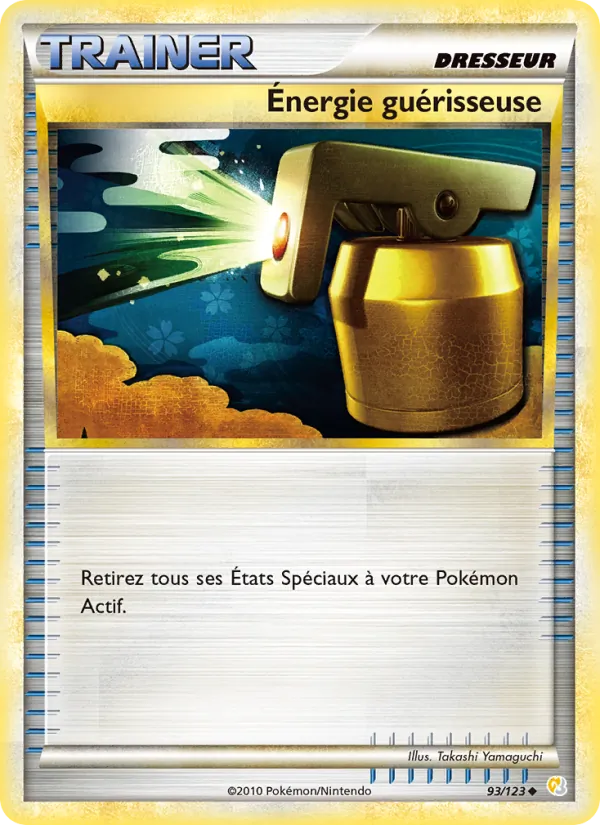 Carte Pokémon Énergie guérisseuse de l'extension HeartGold SoulSilver