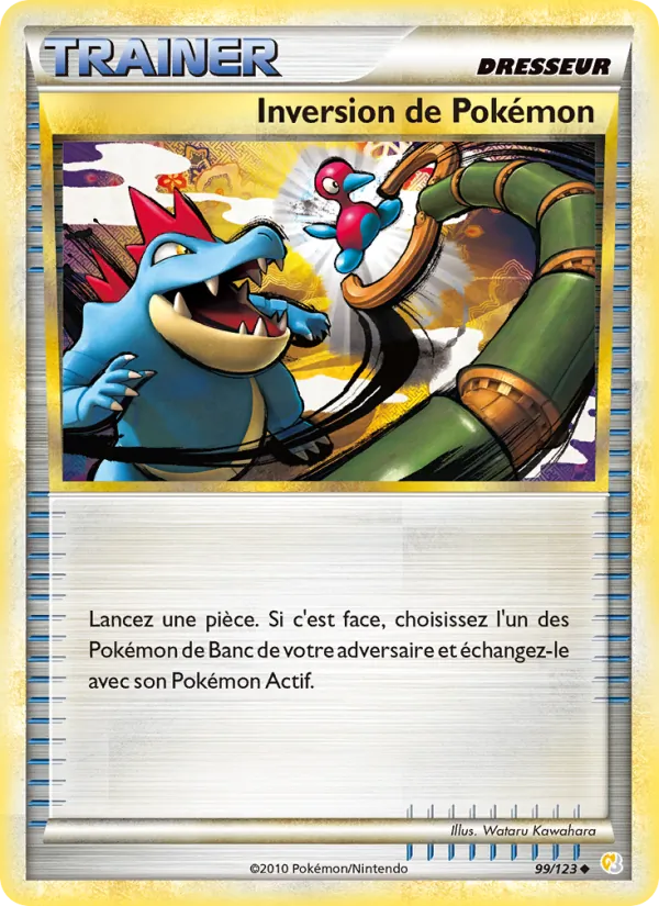 Carte Pokémon Inversion de Pokémon de l'extension HeartGold SoulSilver