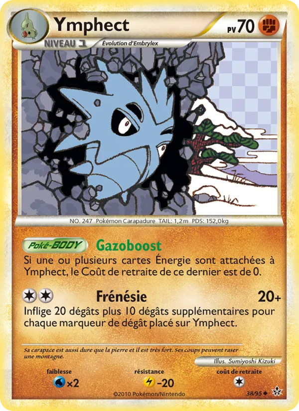 Carte Pokémon Ymphect de l'extension Déchaînement