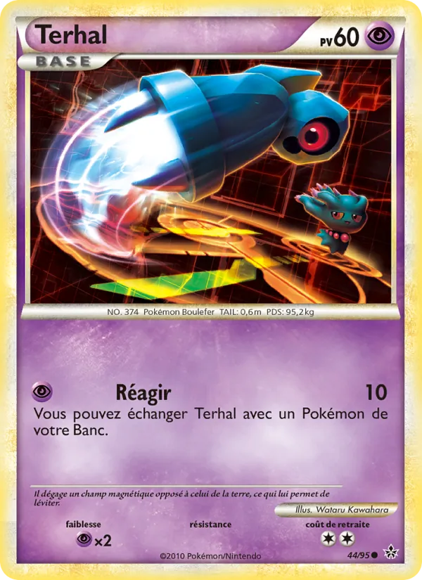 Carte Pokémon Terhal de l'extension Déchaînement