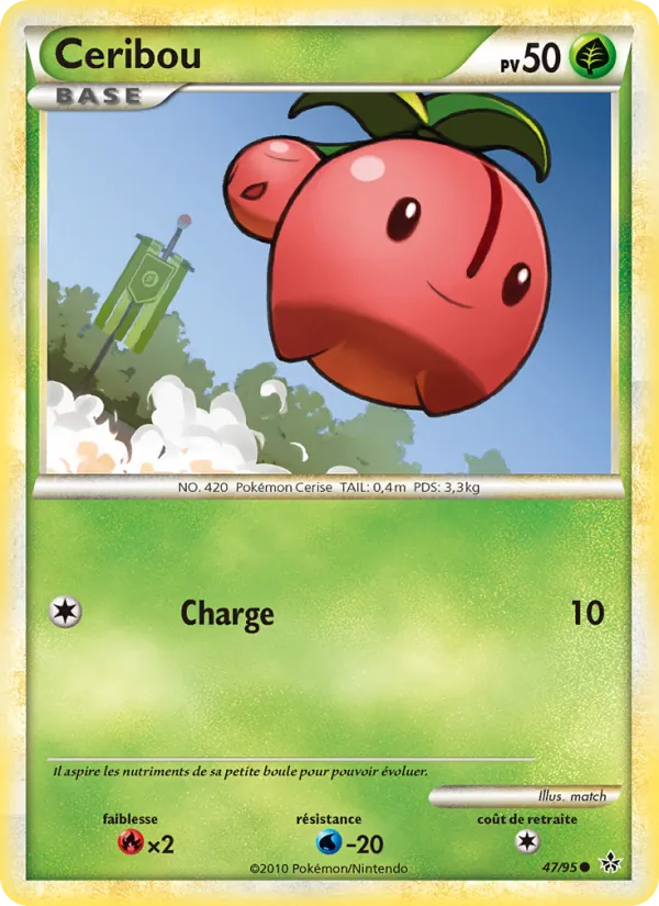 Carte Pokémon Ceribou de l'extension Déchaînement