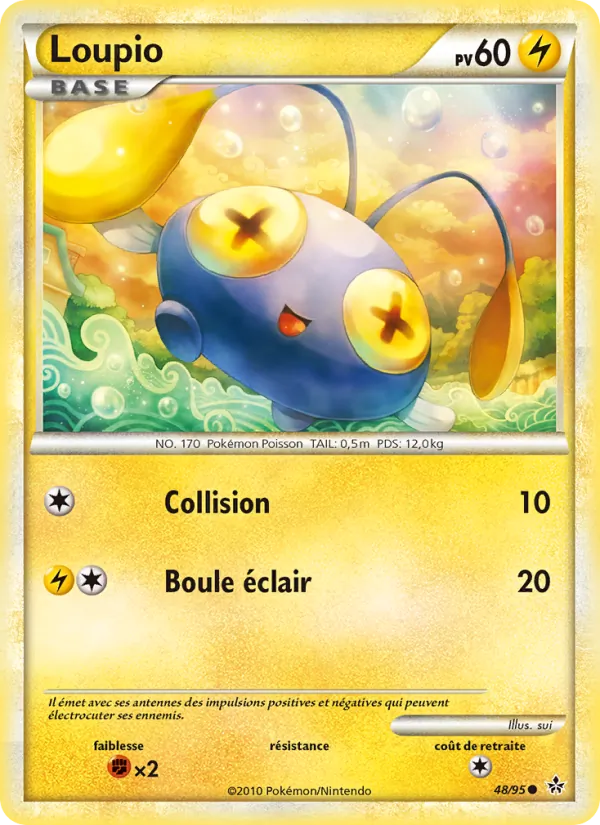 Carte Pokémon Loupio de l'extension Déchaînement