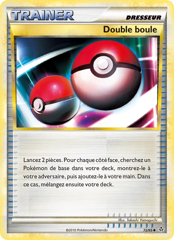 Carte Pokémon Double boule de l'extension Déchaînement