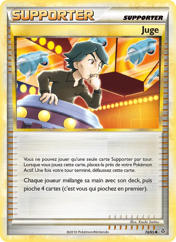 Carte Pokémon Juge de l'extension Déchaînement