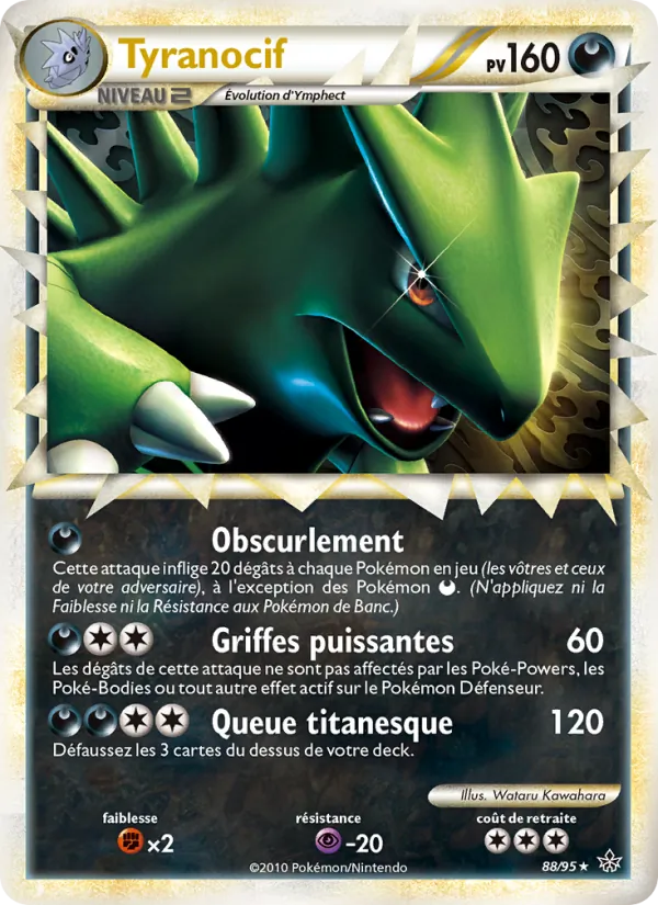 Carte Pokémon Tyranocif de l'extension Déchaînement