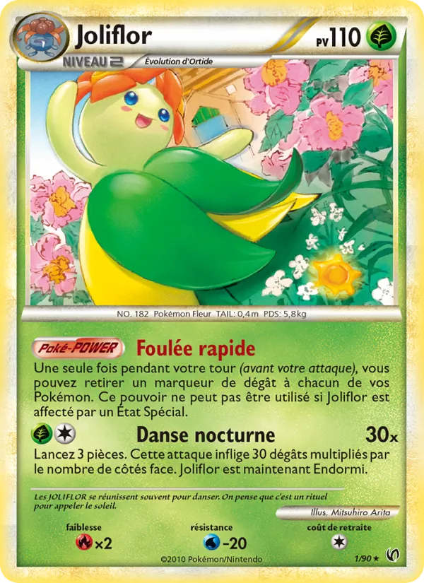 Carte Pokémon Joliflor de l'extension Indomptable