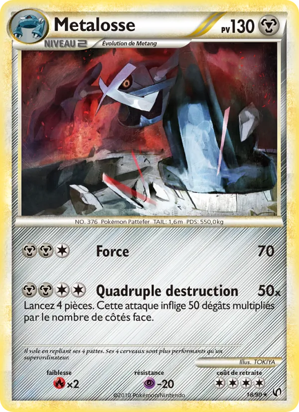 Carte Pokémon Métalosse de l'extension Indomptable