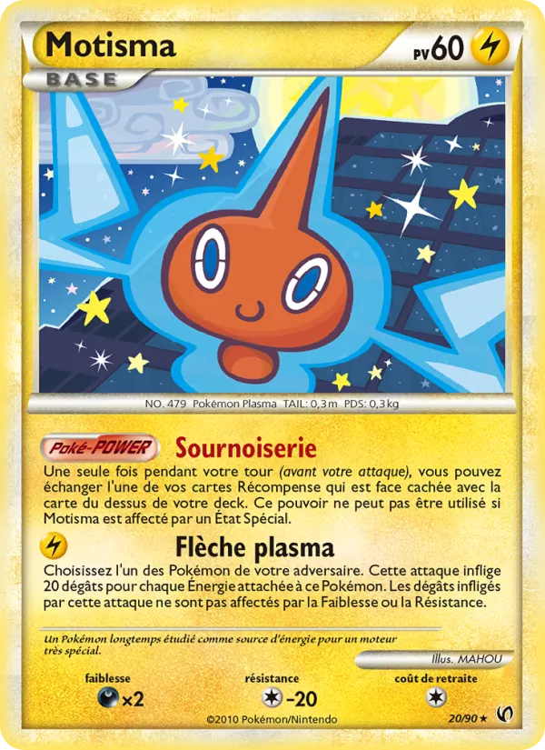Carte Pokémon Motisma de l'extension Indomptable