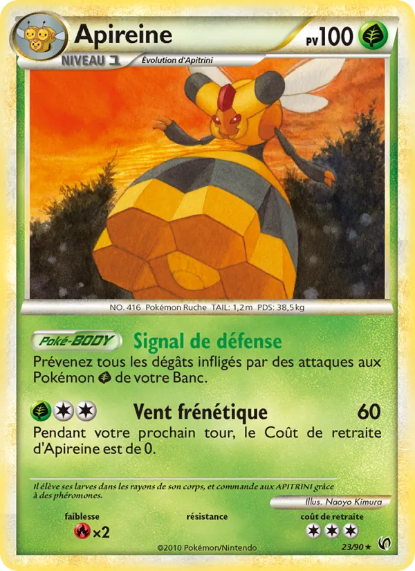 Carte Pokémon Apireine de l'extension Indomptable