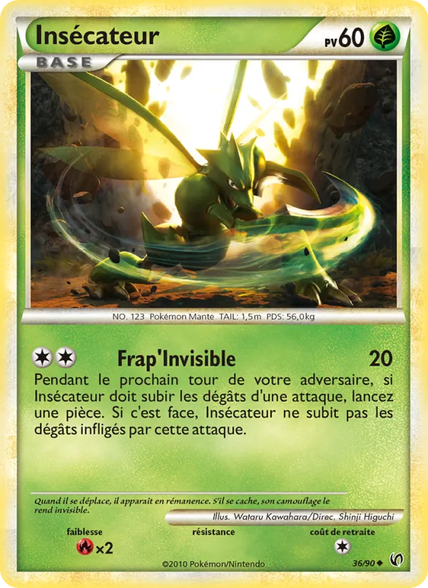 Carte Pokémon Insecateur de l'extension Indomptable
