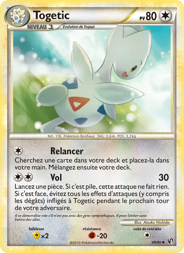 Carte Pokémon Togetic de l'extension Indomptable