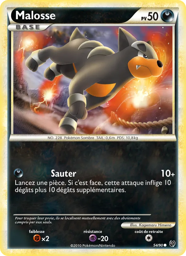 Carte Pokémon Malosse de l'extension Indomptable