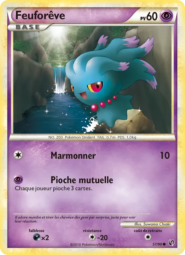 Carte Pokémon Feuforêve de l'extension Indomptable