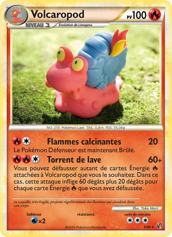 Carte Pokémon Volcaropod de l'extension Indomptable