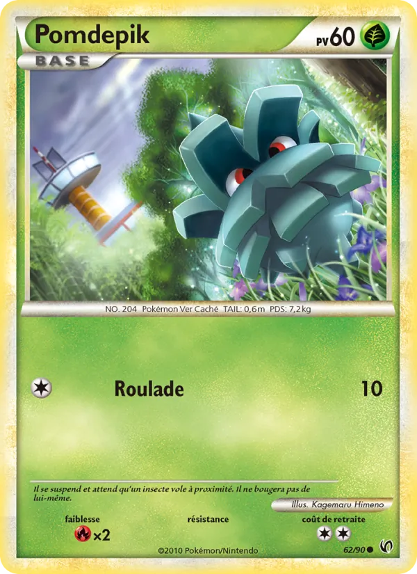 Carte Pokémon Pomdepik de l'extension Indomptable