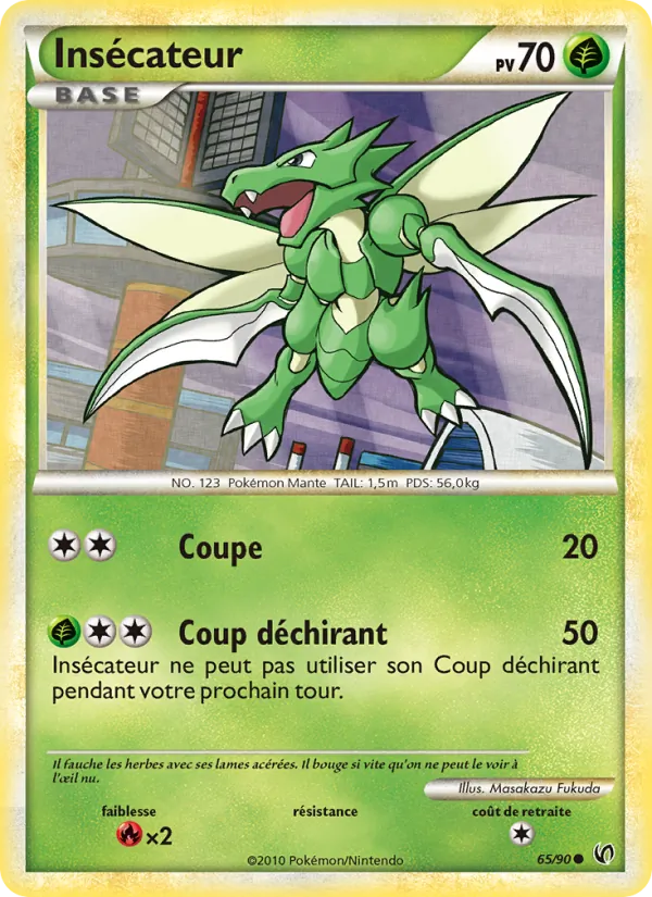 Carte Pokémon Insecateur de l'extension Indomptable