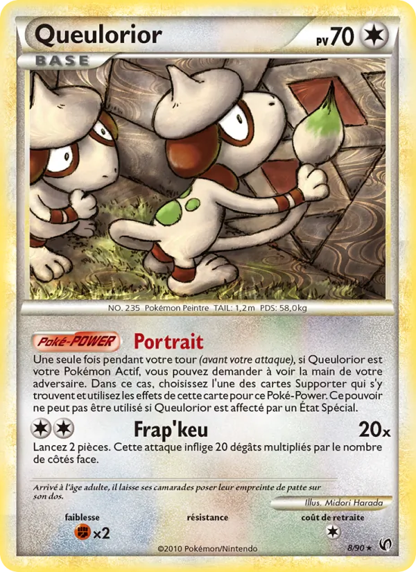 Carte Pokémon Queulorior de l'extension Indomptable