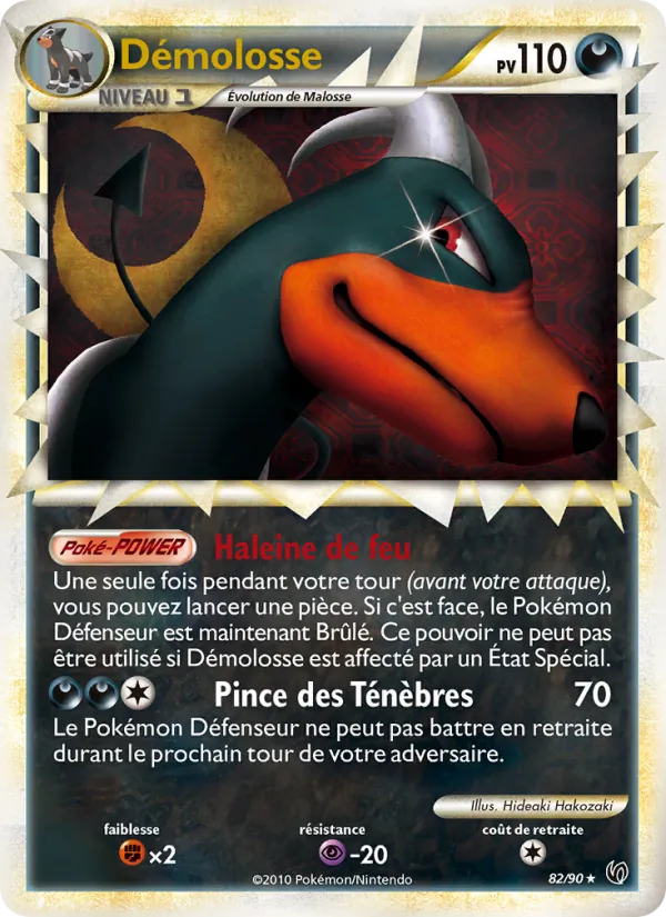 Carte Pokémon Demolosse de l'extension Indomptable
