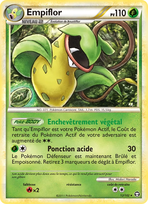 Carte Pokémon Empiflor de l'extension Triomphant
