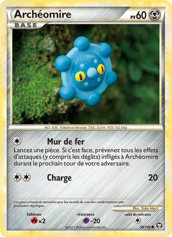 Carte Pokémon Archéomire de l'extension Triomphant